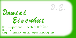 daniel eisenhut business card